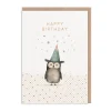 Owl Happy Birthday Card