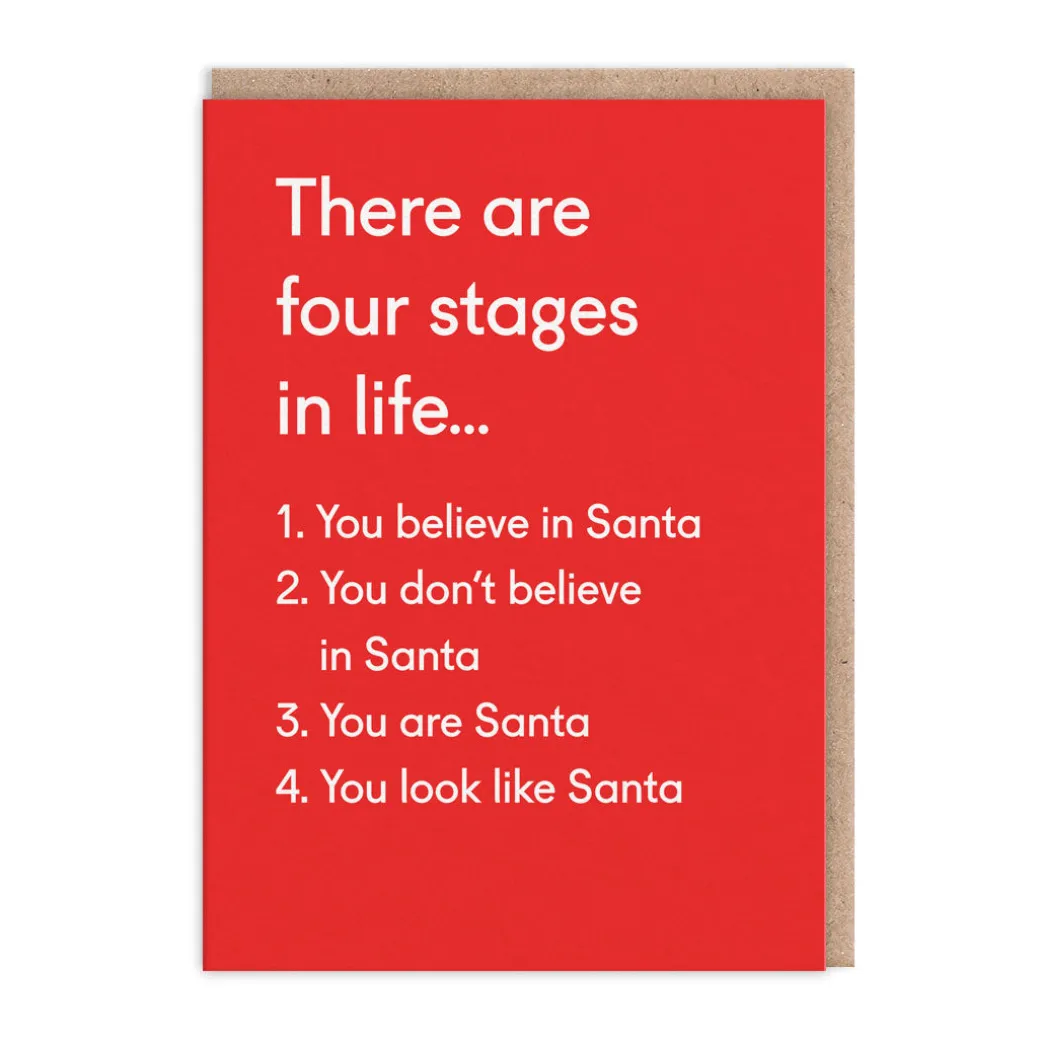 Pack of 9 Christmas Cards - Really Want, Define Good, Four Stages of C