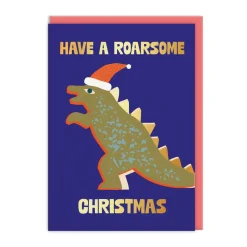 Pack of 6 Christmas Cards - Roarsome Christmas