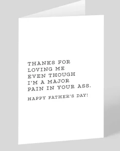 Pain In The Ass Father's Day Card | Ohh Deer