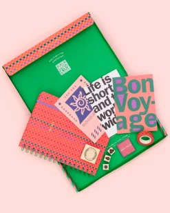 Papergang "Bon Voyage" Stationery Box ⛰️⛺️ | Ohh Deer