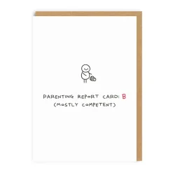 Parenting Report Card Father's Day Card | Ohh Deer