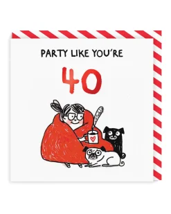 Party Like You're 40 Birthday Card | Gemma Correll Cards on Ohh Deer