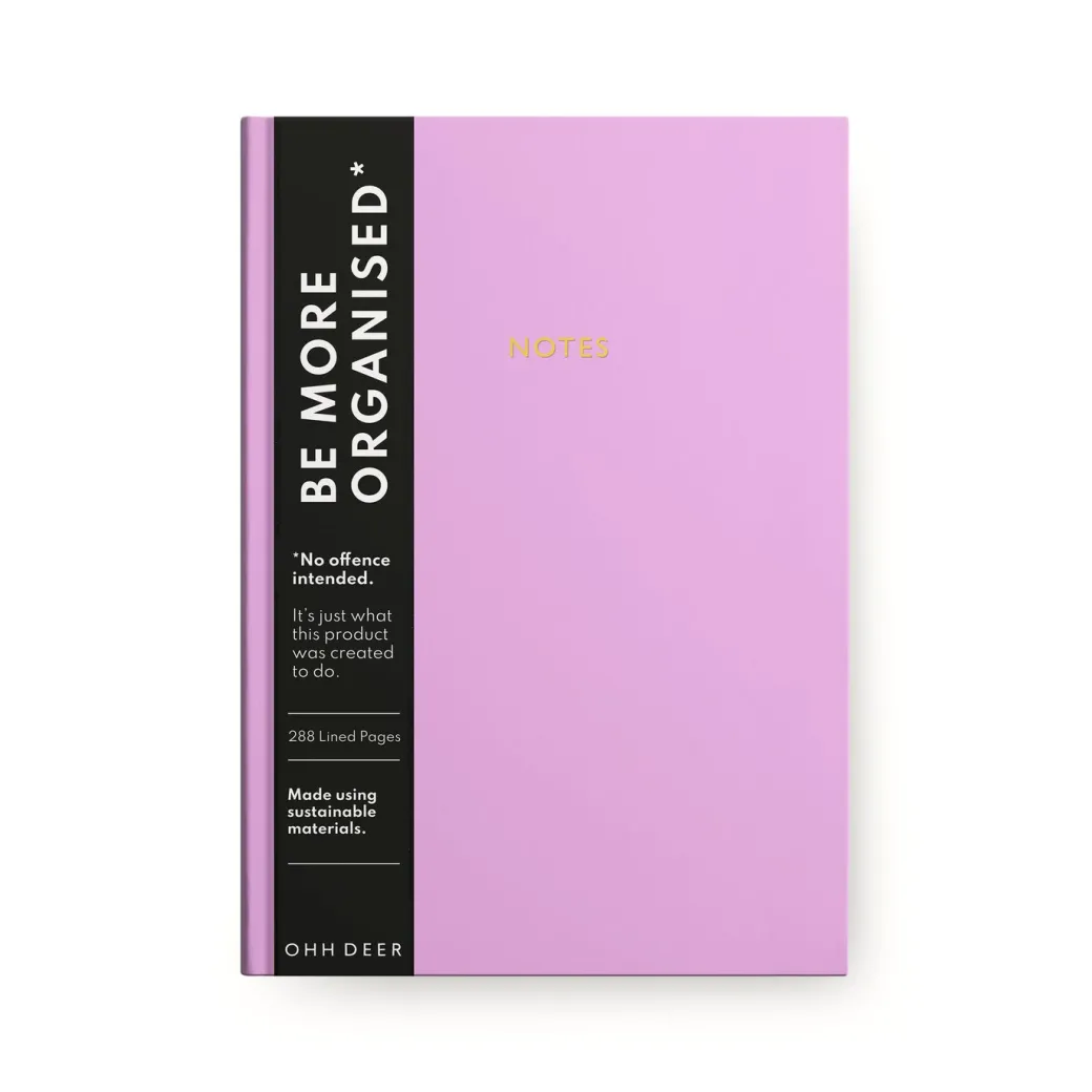 Pastel Purple Linen Notebook ππ | Ohh Deer