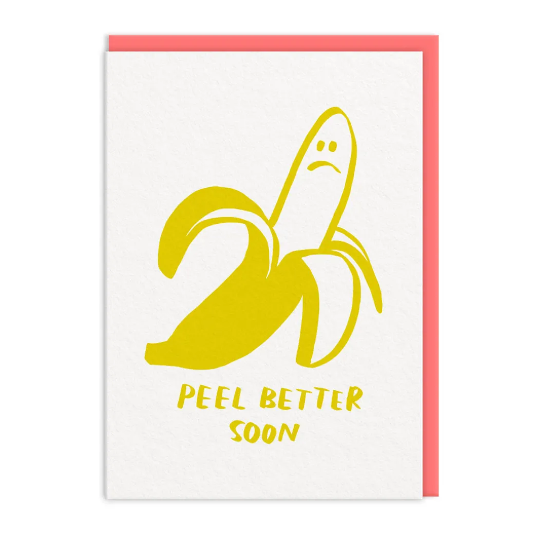 Peel Better Soon Greeting Card