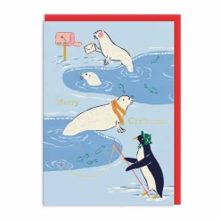 Penguin and Seals Christmas Card | Ohh Deer