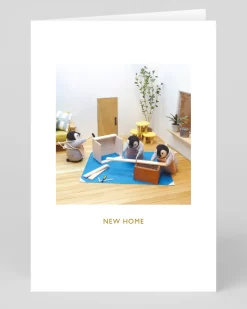 Penguins Flat Pack New Home Card | Ohh Deer