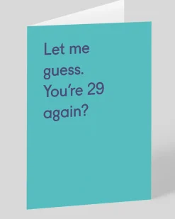 Personalised 29 Again? Birthday Card | Ohh Deer