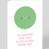 Personalised A Little Pea New Baby Card