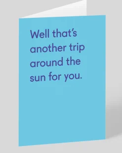 Personalised Another Trip Around The Sun Birthday Card | Ohh Deer