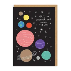 Personalised Around The Sun Birthday Card | Ohh Deer