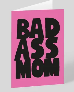 Personalised Bad Ass Mom Greeting Card | Ohh Deer