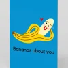 Personalised Bananas About You Valentine's Card | Ohh Deer