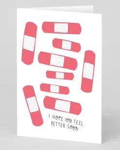 Personalised Bandages Get Well Soon Card | Ohh Deer