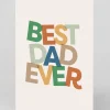 Personalised Best Dad Ever Greeting Card | Ohh Deer