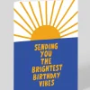 Personalised Birghtest Vibes Greeting Card | Ohh Deer