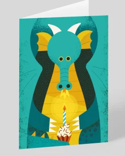 Personalised Birthday Dragon Greeting Card | Ohh Deer