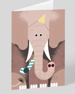Personalised Birthday Elephant Greeting Card | Ohh Deer