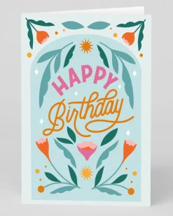 Personalised Birthday Floral Greeting Card | Ohh Deer