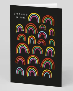 Personalised Birthday Wishes Rainbows Birthday Card | Ohh Deer