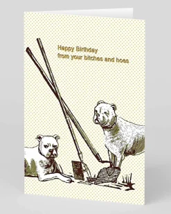 Personalised Bitches and Hoes Birthday Card | Ohh Deer