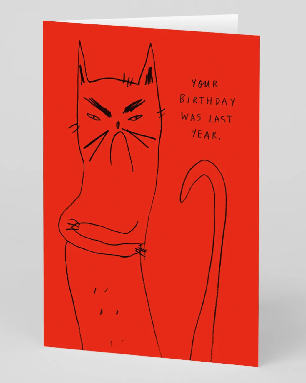 Personalised Bitter Kitty Birthday Card | Ohh Deer