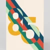 Personalised Bold Striped 85th Birthday Card | Ohh Deer