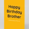 Personalised Brother Still a Little S***t Birthday Card | Ohh Deer