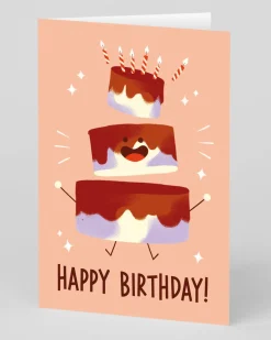 Personalised Cake Happy Birthday Card | Ohh Deer