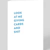 Personalised Cards & Shit Greeting Card