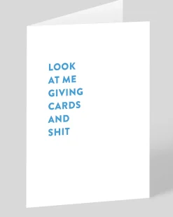 Personalised Cards & Shit Greeting Card