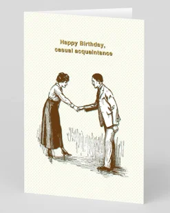 Personalised Casual Acquaintance Birthday Card | Ohh Deer