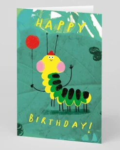 Personalised Caterpillar Happy Birthday Card | Ohh Deer