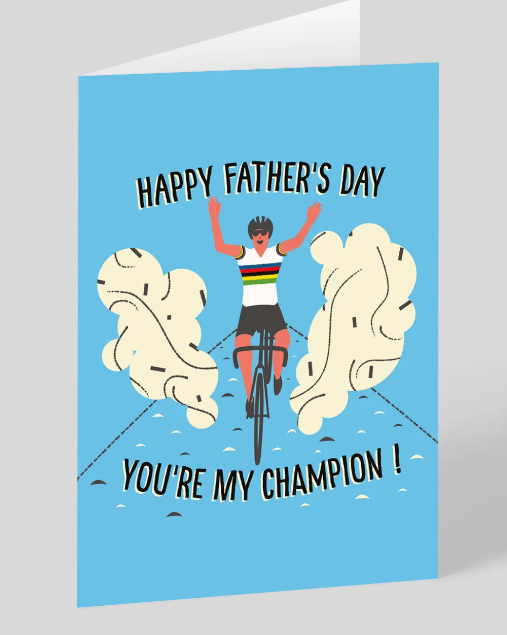 Personalised Champion Cyclist Father's Day Card | Ohh Deer