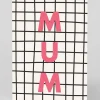 Personalised Check Pattern Mum Greeting Card | Ohh Deer