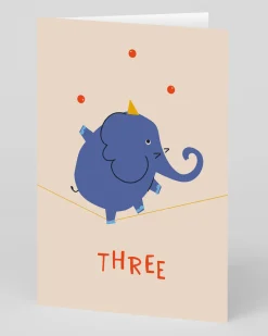 Personalised Circus 3rd Birthday Card | Ohh Deer