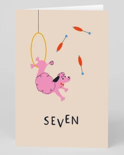 Personalised Circus 7th Birthday Card | Ohh Deer