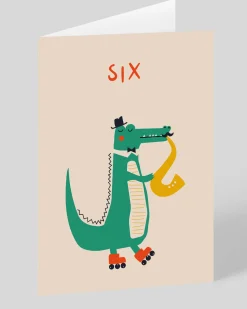 Personalised Circus 6th Birthday Card | Ohh Deer