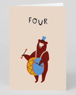 Personalised Circus 4th Birthday Card | Ohh Deer