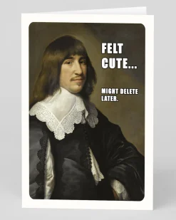 Personalised Classic art Meme felt cute Birthday Card | Ohh Deer