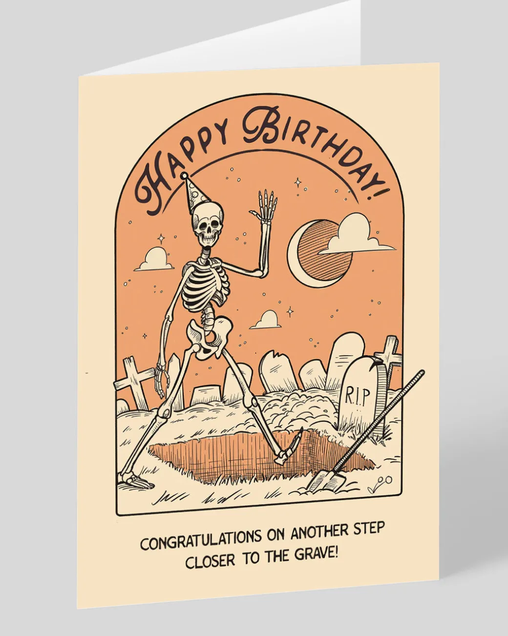 Personalised Closer to the Grave Birthday Card | Ohh Deer