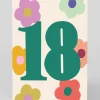 Personalised Colourful And Floral 18th Birthday Card | Ohh Deer