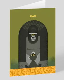 Personalised Dad Gorilla Father's Day Card | Ohh Deer
