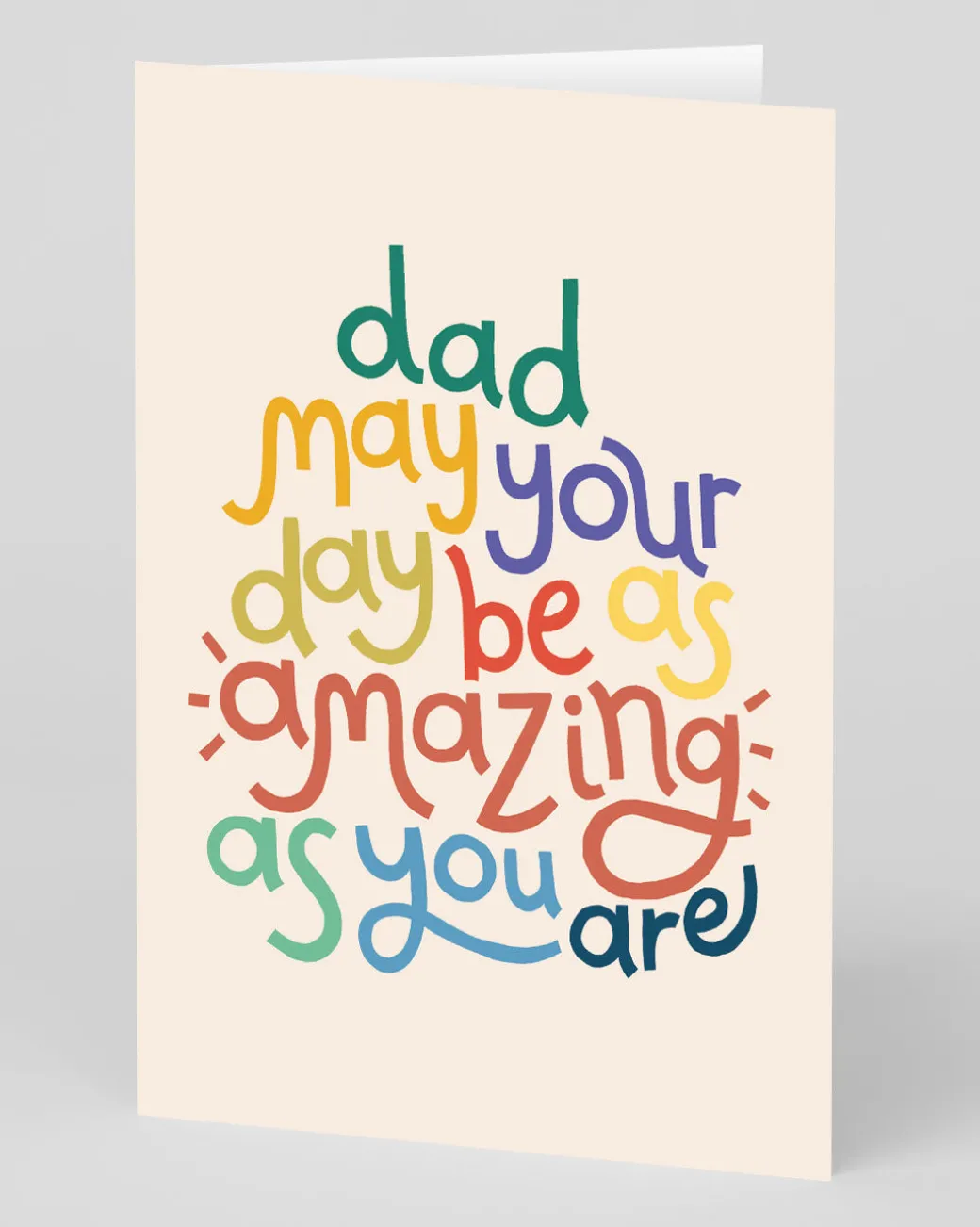 Personalised Dad, May Your Day Be As Amazing As You Are Greeting Card | Ohh Deer