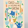 Personalised Dad Thanks For Helping Me Grow Father's Day Card | Ohh Deer