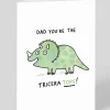 Personalised Dad You're The Triceratops Father's Day Card | Ohh Deer