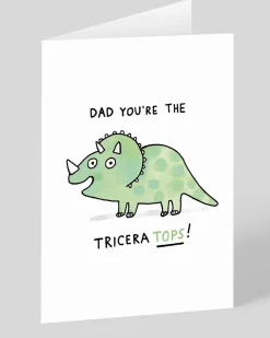 Personalised Dad You're The Triceratops Father's Day Card | Ohh Deer