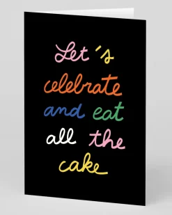 Personalised Eat All The Cake Birthday Greeting Card | Ohh Deer