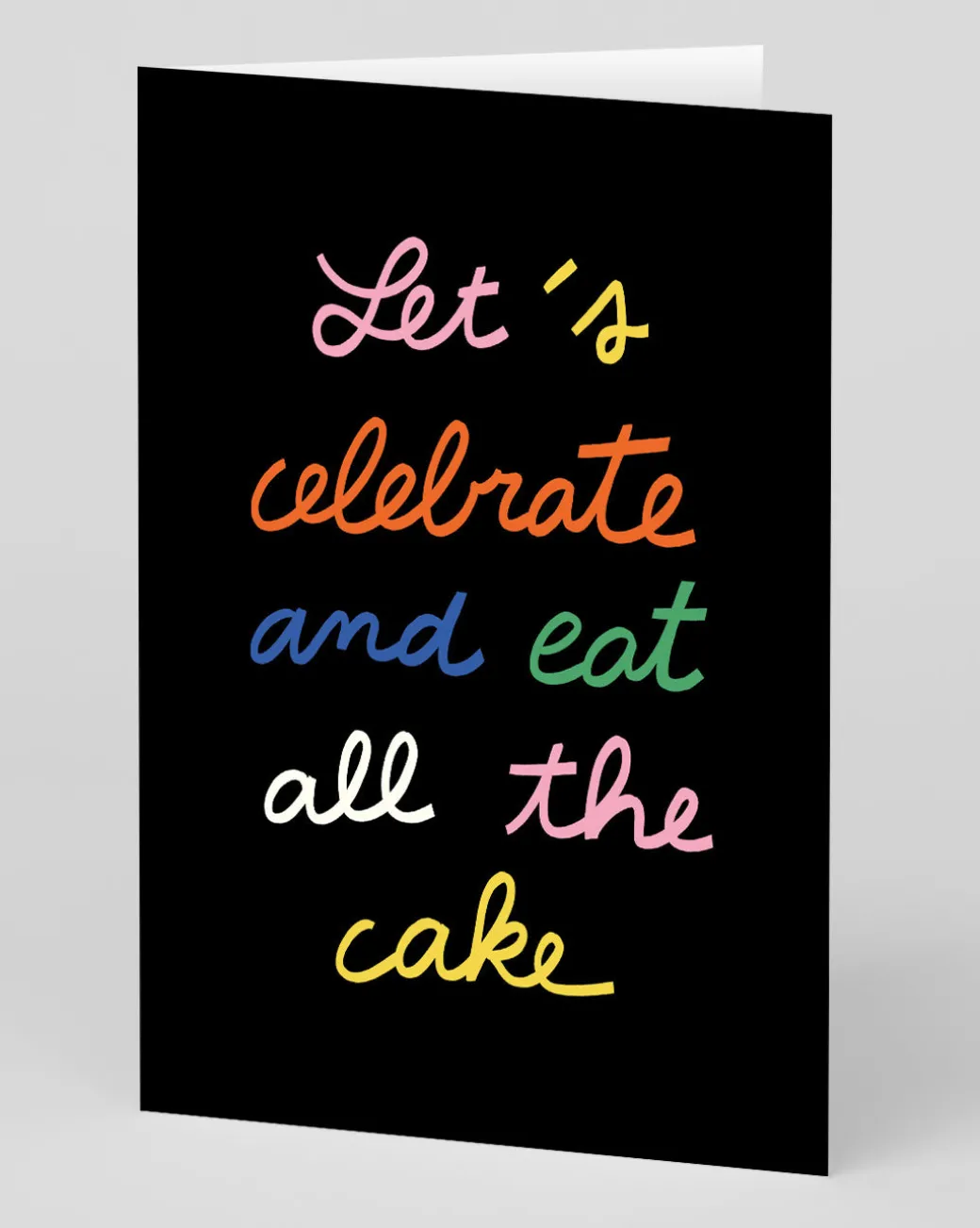 Personalised Eat All The Cake Birthday Greeting Card | Ohh Deer