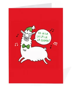 Personalised Fa La La La Llama Christmas Card | Ohh Deer